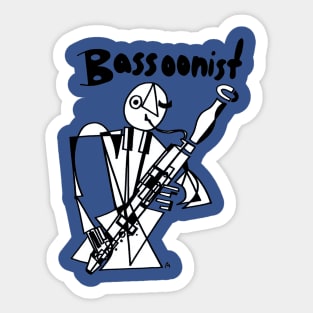 Bassoonist (Male) by Pollux Sticker